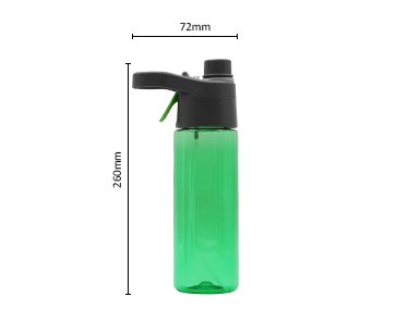 Wholesale Tritan 100% BPA-Free Mist Spray Plastic Water Bottle Logo