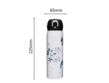 Safety stainless steel 500ML vacuum bottle with hot and cold water bottle for office