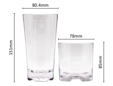 BPA free Tritan plastic wine glasses wholesales
