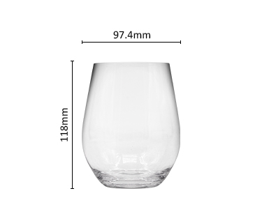 Wholesale reusable plastic wine glasses