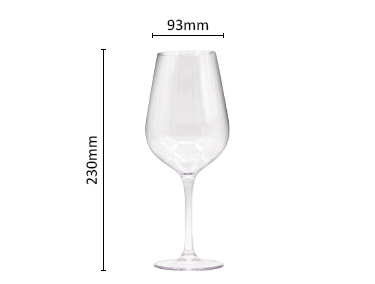 BPA free Tritan plastic stemless wine glasses wholesale