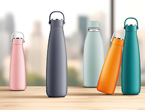 What are the differences in the selection of thermos cups between Asia and Europe and America in the global market