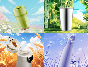 How do e-commerce platforms package and market thermos cups? -----All Seasons Guide