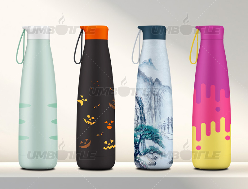 Which processes can achieve colorful patterns on the surface of thermos cups? Which one is more cost-effective? (I)