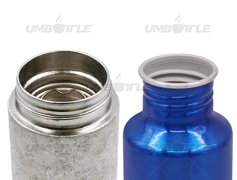 What is the difference between aluminum cups and titanium cups?