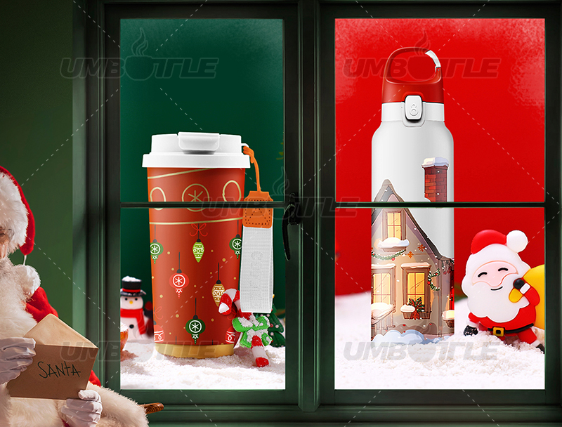 Why is Christmas an important sales season for the North American water bottle market? (I)