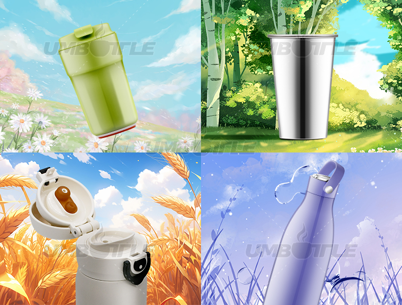 How do e-commerce platforms package and market thermos cups? -----All Seasons Guide